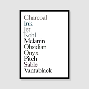 Black List - Giclée Fine Art Print