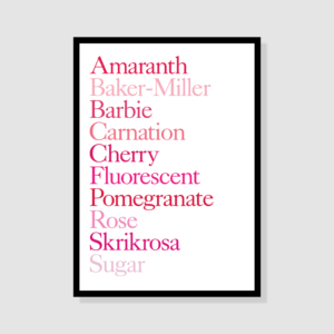Pink List - Giclée Fine Art Print